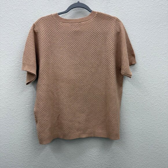 Nine West Knit Short Sleeve Pullover Sweater Shirt Top Womens size XL - Picture 7 of 9
